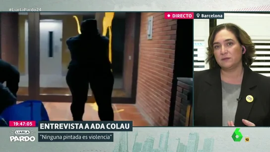 La alcaldesa de Barcelona, Ada Colau La alcaldesa de Barcelona, Ada Colau