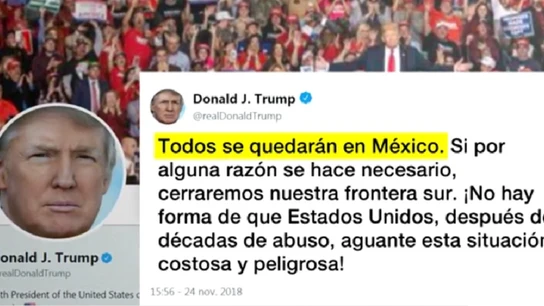 Trump amenaza sobre la entrada de migrantes a EEUU Trump amenaza sobre la entrada de migrantes a EEUU