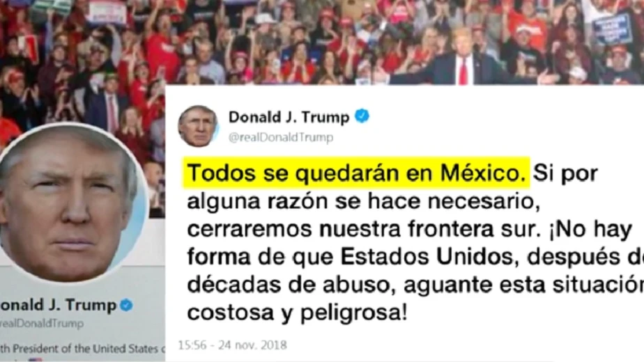 Trump amenaza sobre la entrada de migrantes a EEUU