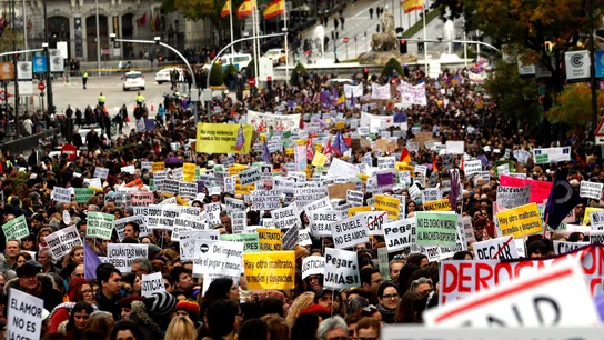 Miles de personas contra la violencia machista en Madrid (Archivo) Miles de personas contra la violencia machista en Madrid (Archivo)