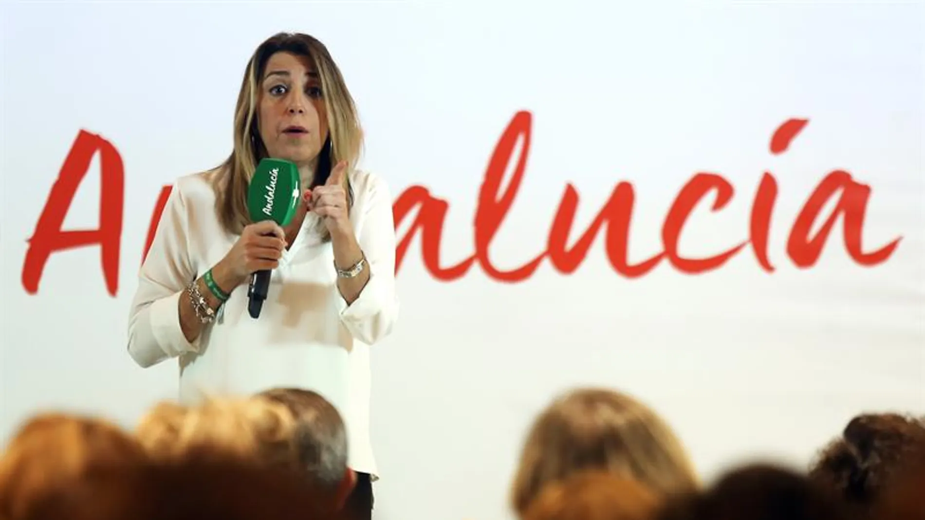 La Presidenta de la Junta de Andalucía en funciones, Susana Díaz