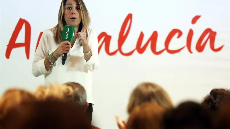 La Presidenta de la Junta de Andalucía, Susana Díaz