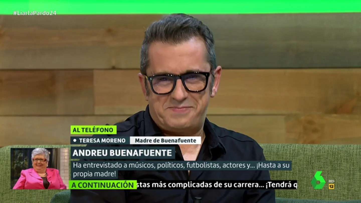 Teresa Moreno, la madre de Andreu Buenafuente Teresa Moreno, la madre de Andreu Buenafuente