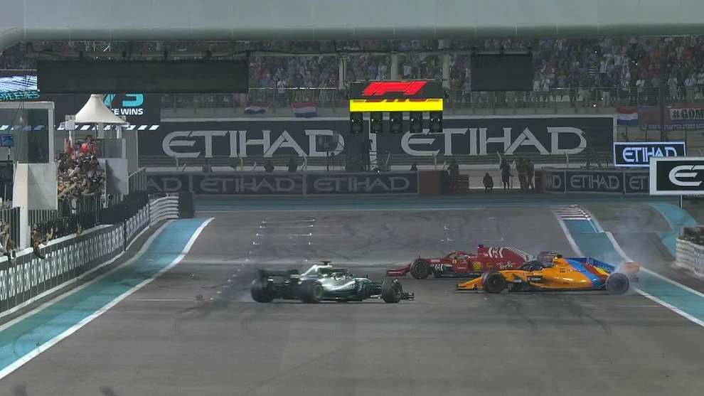 Hamilton, Vettel y Alonso, en Yas Marina