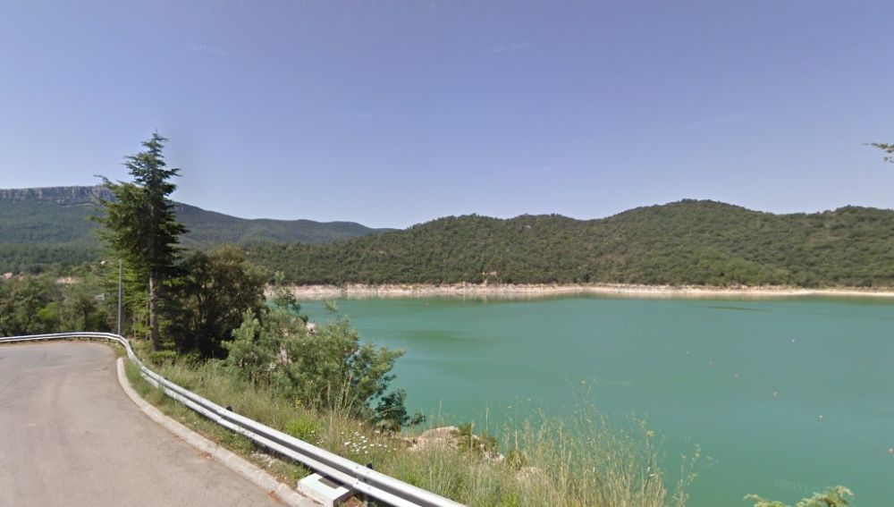 Imagen del pantano de Boadella, Girona