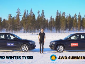 Tracción 4x4 y neumáticos de verano vs Tracción delantera con neumáticos de invierno
