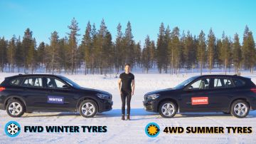 Tracción 4x4 y neumáticos de verano vs Tracción delantera con neumáticos de invierno