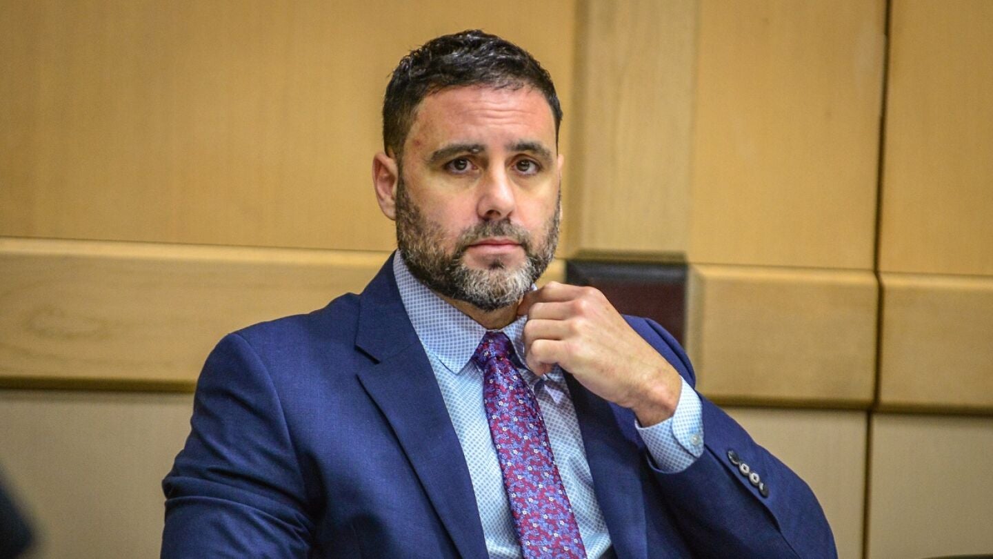 Pablo Ibar durante la celebraci&oacute;n de su juicio