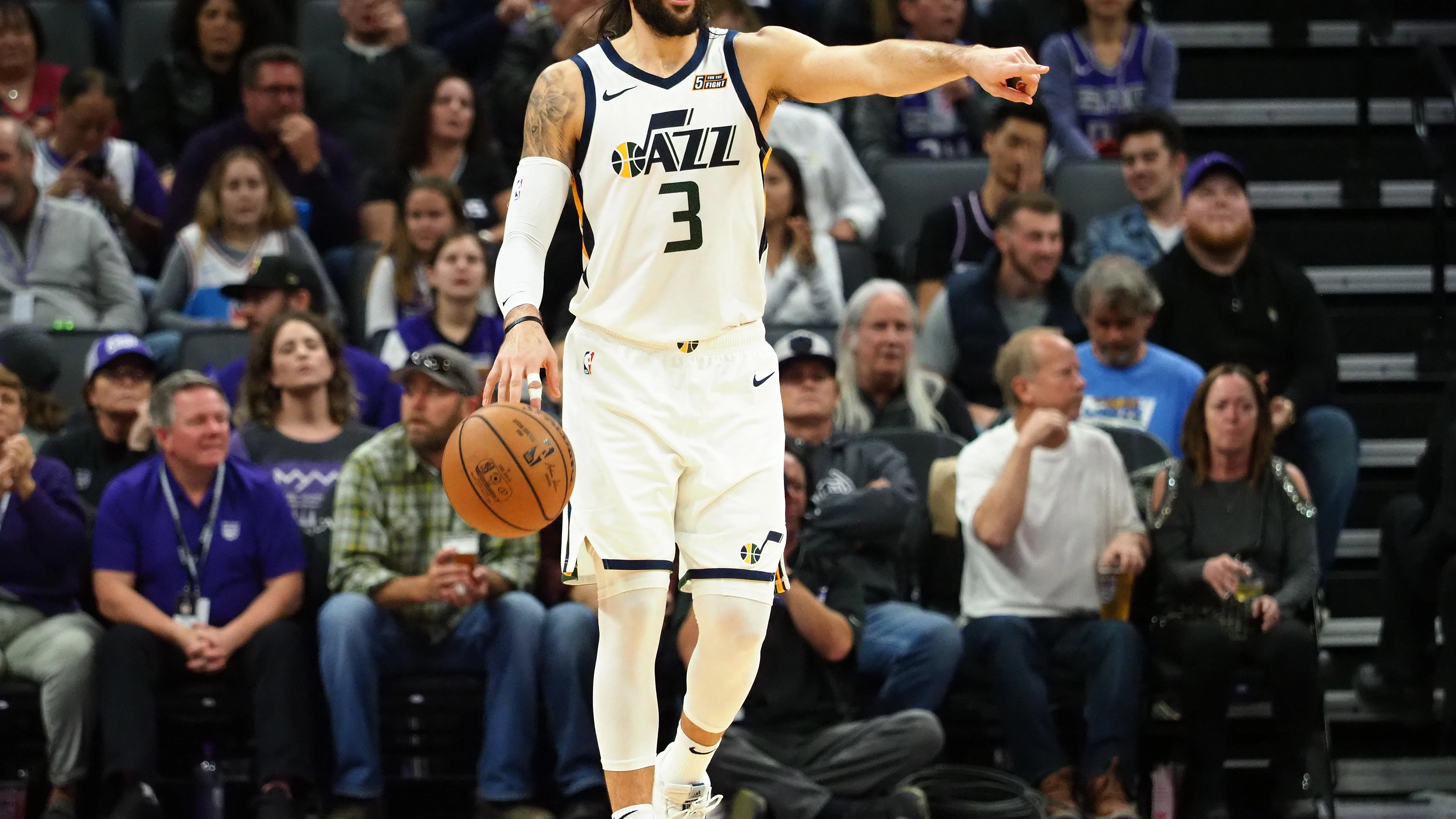 Ricky Rubio, en acción ante los Kings