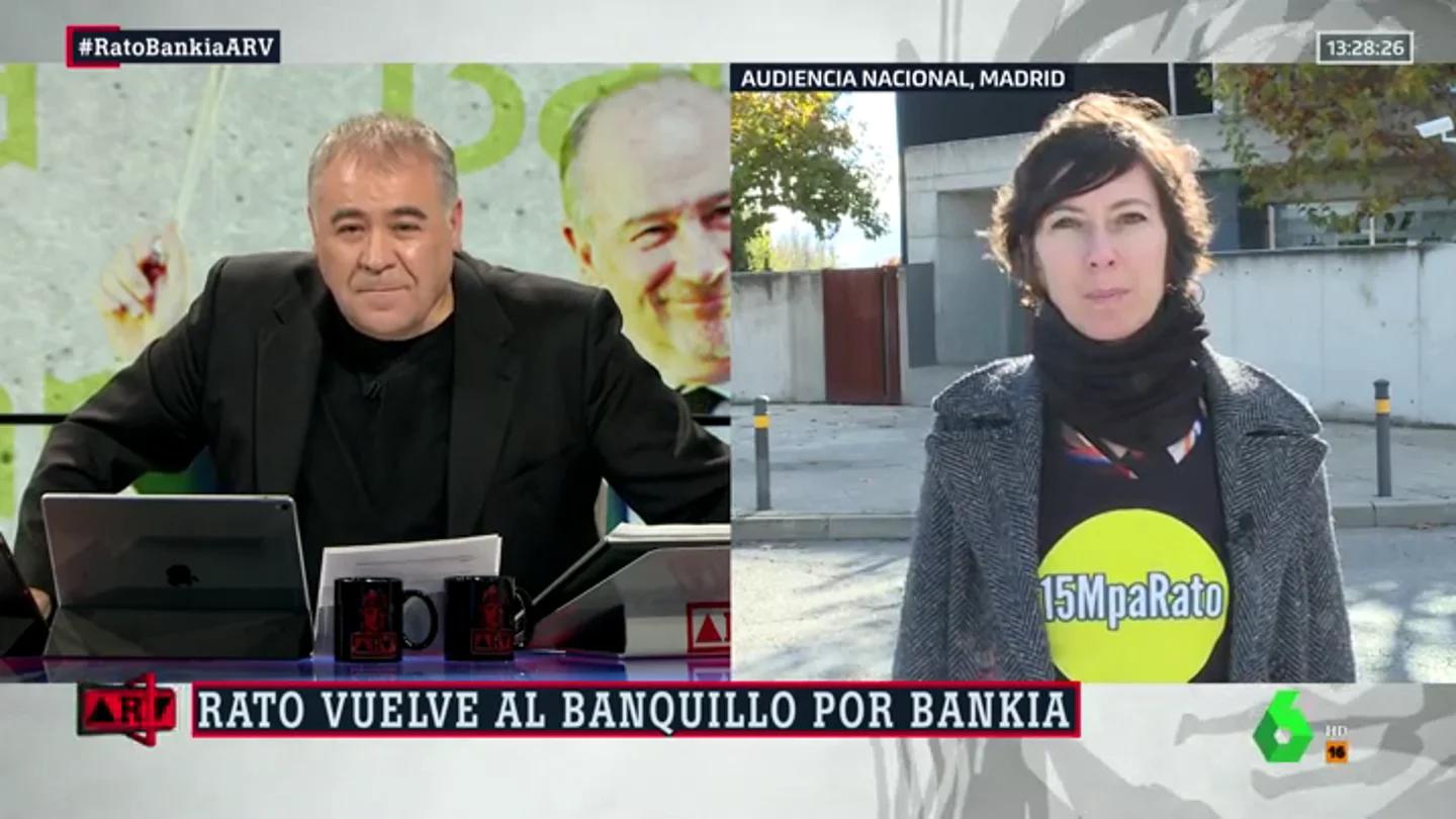 Simona Levy, miembro de '15MpaRato' Simona Levy, miembro de '15MpaRato'