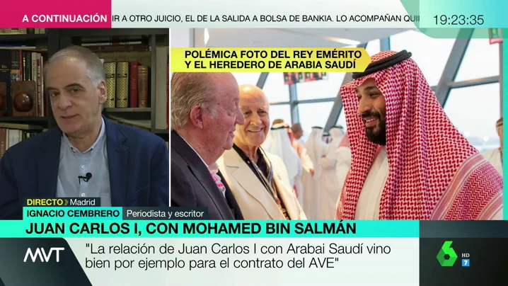 Ignacio Cembrero, sobre la foto del rey Juan Carlos y Mohamed bin Salmán: "Debería haber renunciado a hacer ese viaje para evitar esta imagen"