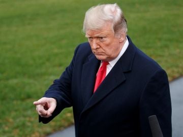 Donald Trump ante los periodistas Donald Trump ante los periodistas