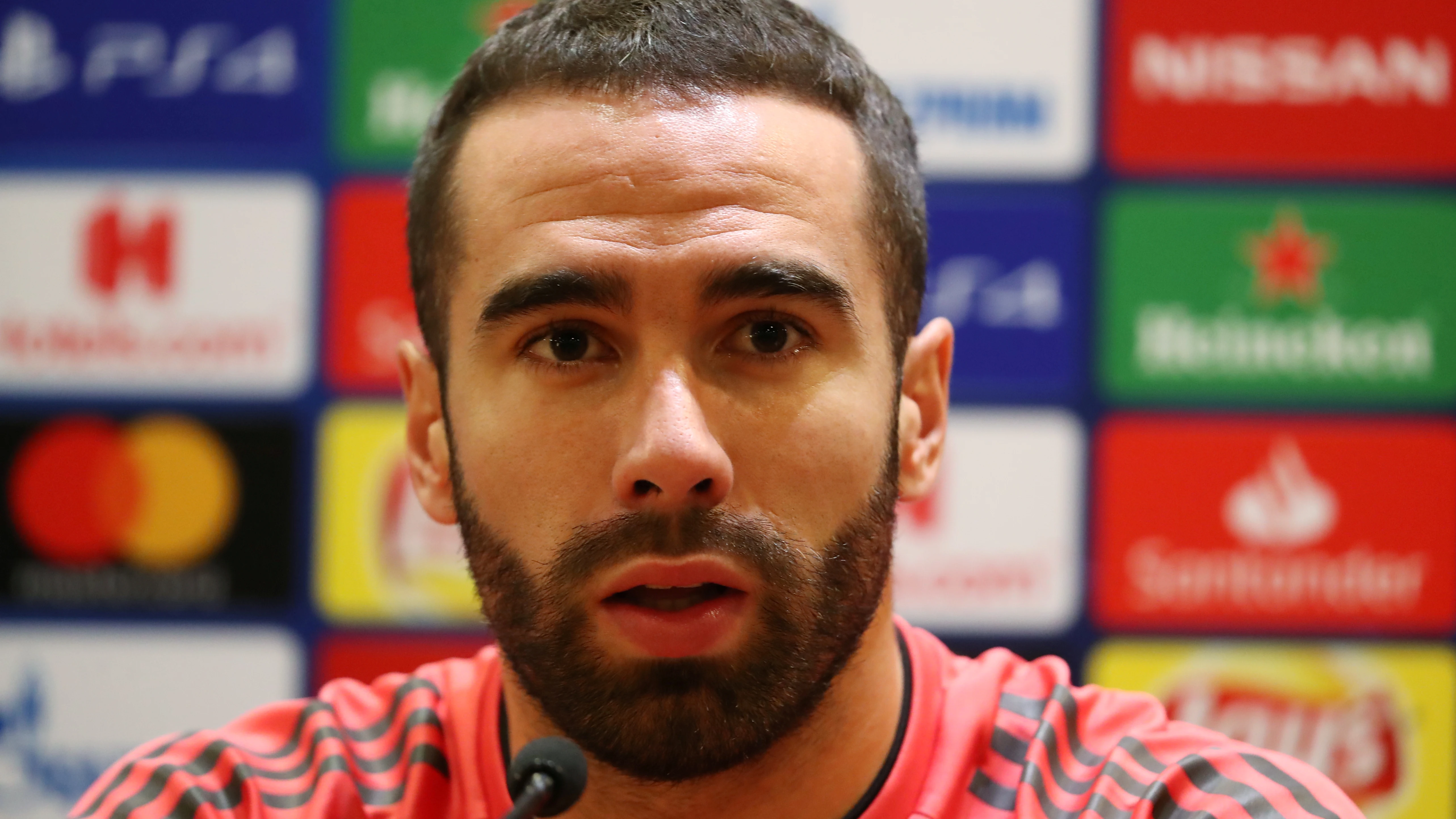 Dani Carvajal en rueda de prensa