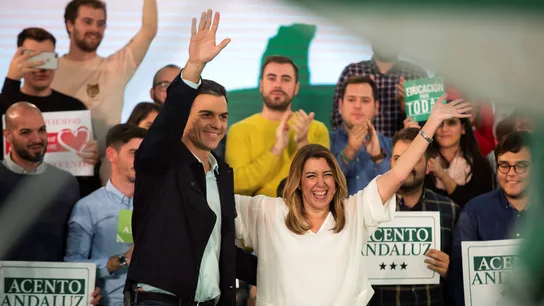 El presidente del Gobierno, Pedro Sánchez, durante un acto público en Marbella El presidente del Gobierno, Pedro Sánchez, durante un acto público en Marbella