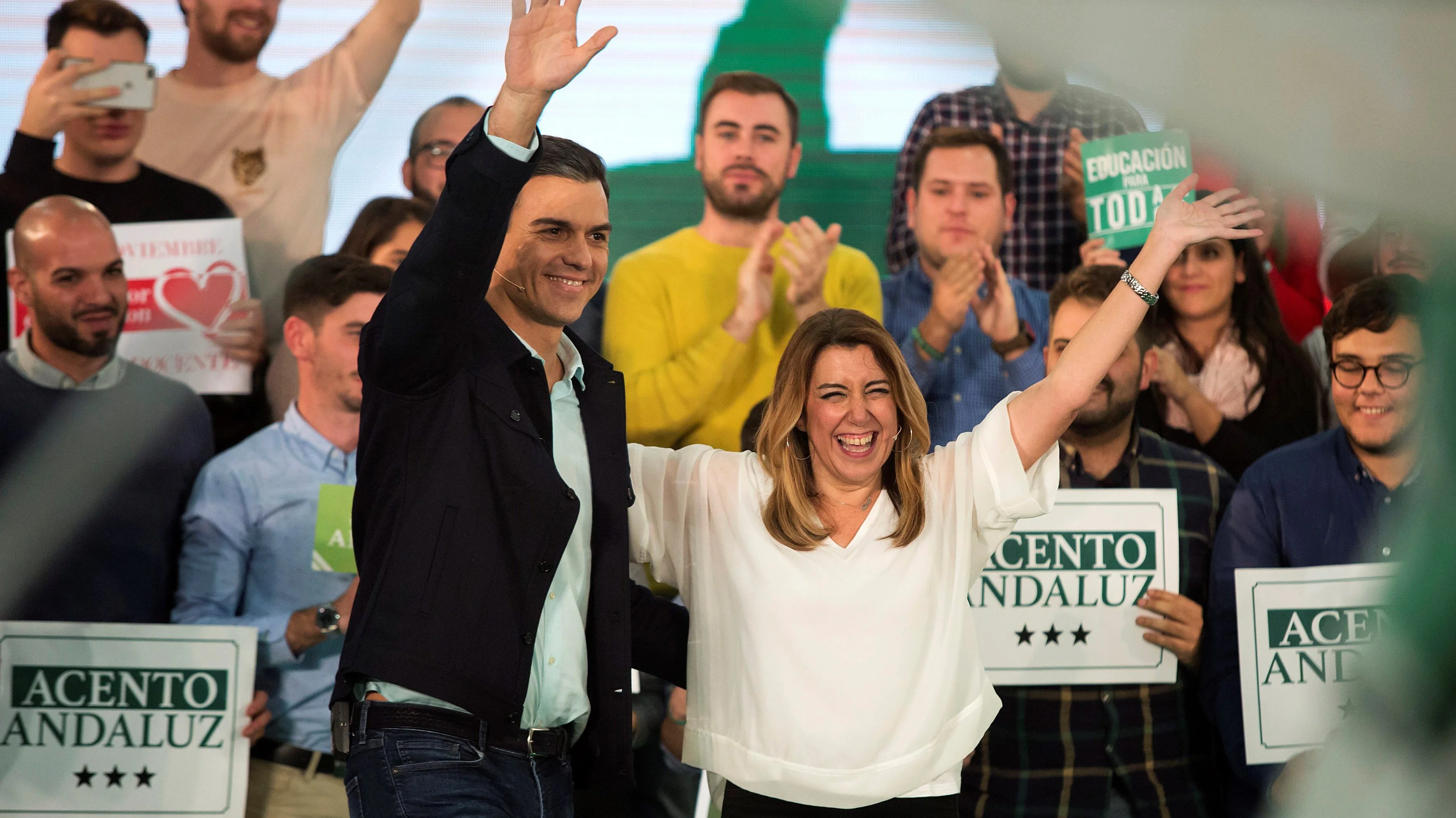 El presidente del Gobierno, Pedro Sánchez, durante un acto público en Marbella