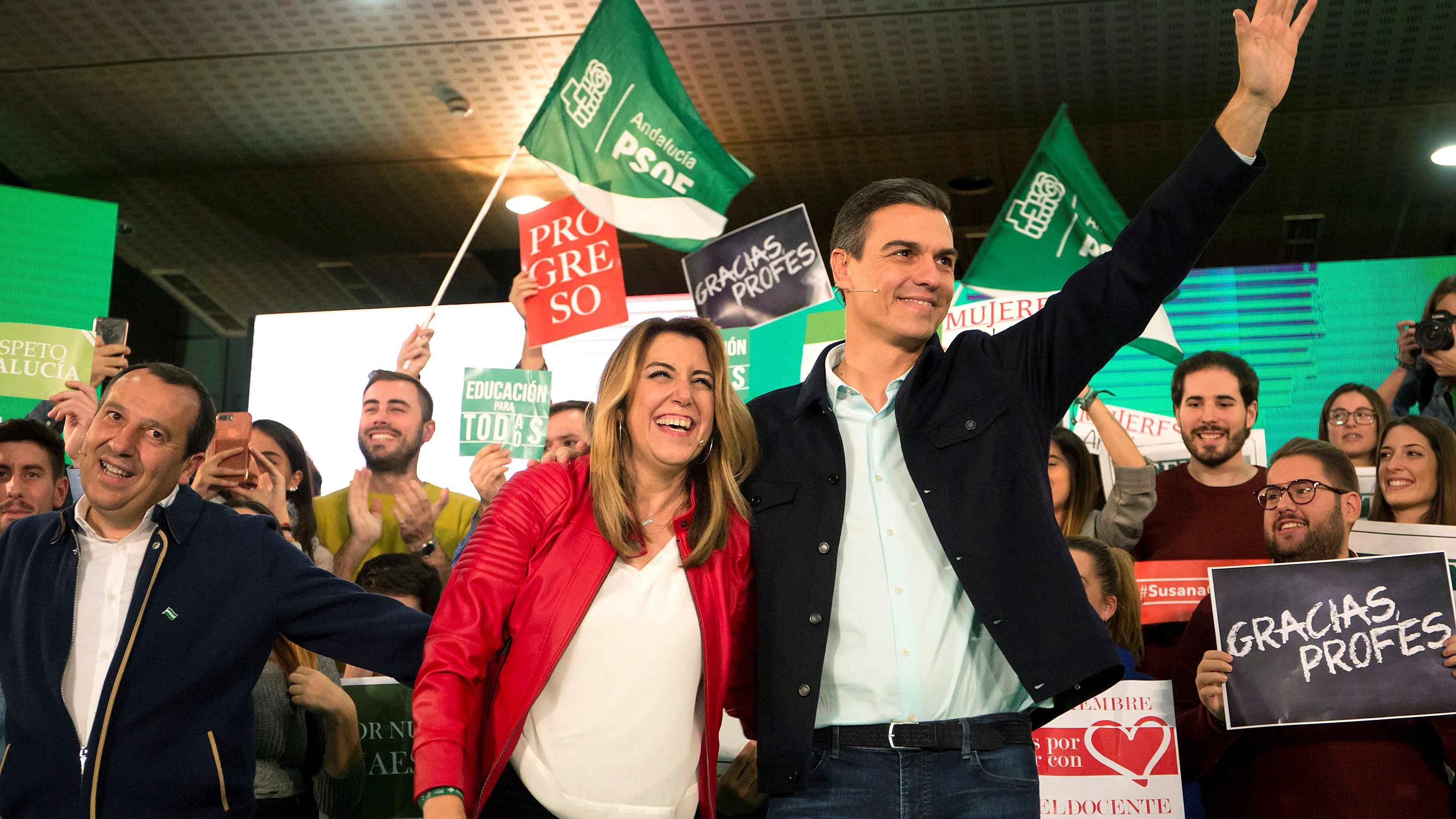 Pedro Sánchez y Susana Díaz