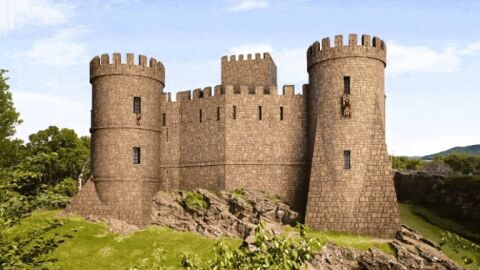 6 castillos en ruinas de Reino Unido reconstruidos 