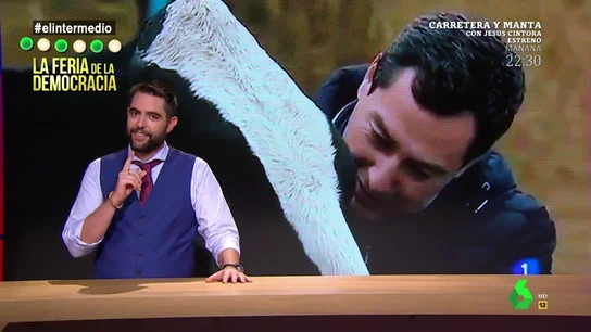 La reacción de Dani Mateo a las últimas imágenes de la campaña de Moreno Bonilla: "Quiere convertir a una vaca lechera en una vaca pepera" La reacción de Dani Mateo a las últimas imágenes de la campaña de Moreno Bonilla: "Quiere convertir a una vaca lechera en una vaca pepera"