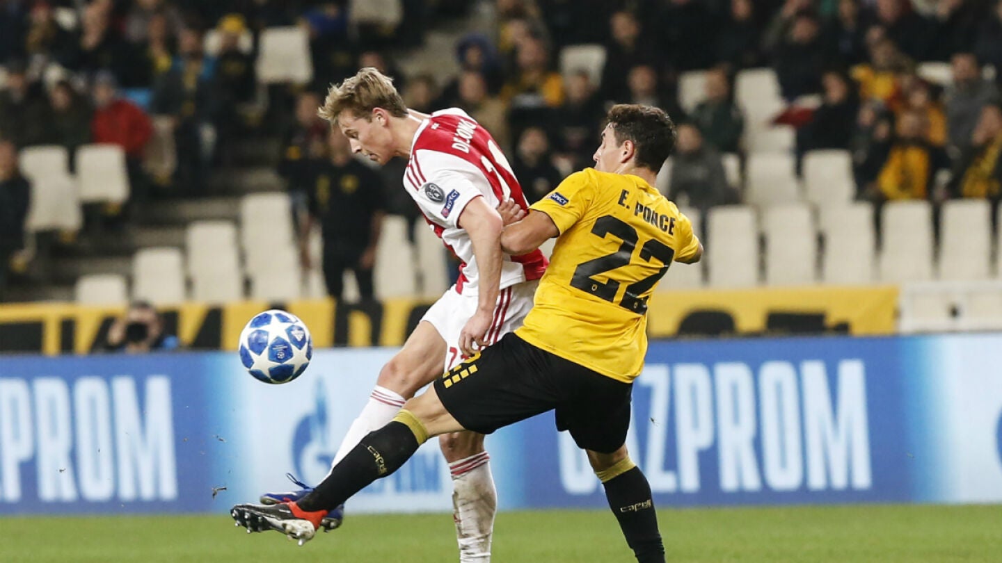 De Jong, ante Ponce
