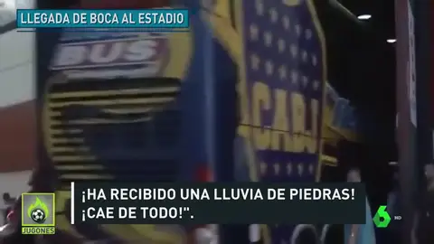 El bus de Boca habría sido atacado desde dentro el Monumental El bus de Boca habría sido atacado desde dentro el Monumental