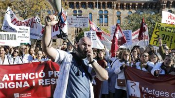 Huelga de médicos en Cataluña