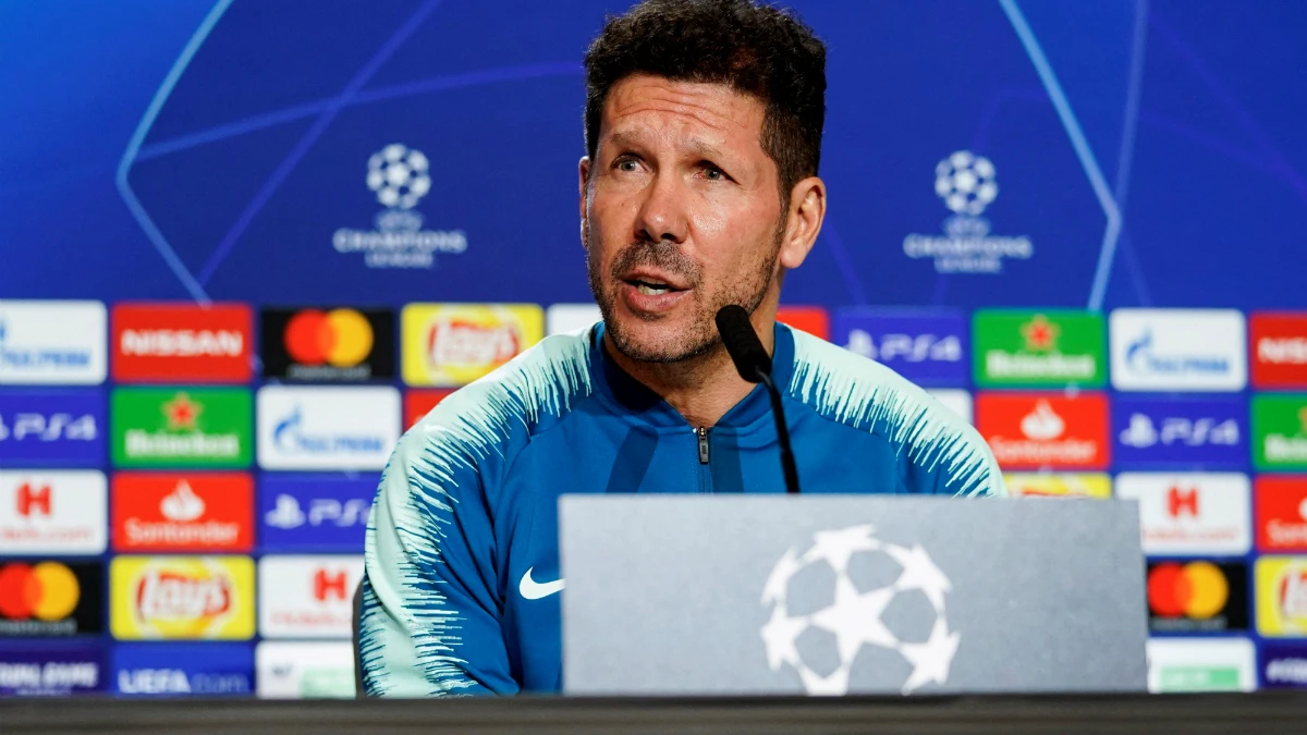 Simeone, en rueda de prensa