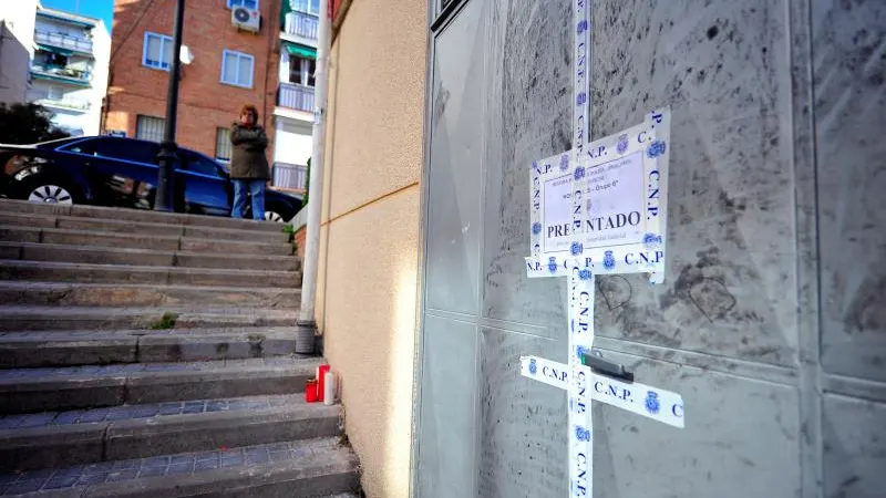 El lugar donde fue asesinada Denisa, en Alcorcón, Madrid.