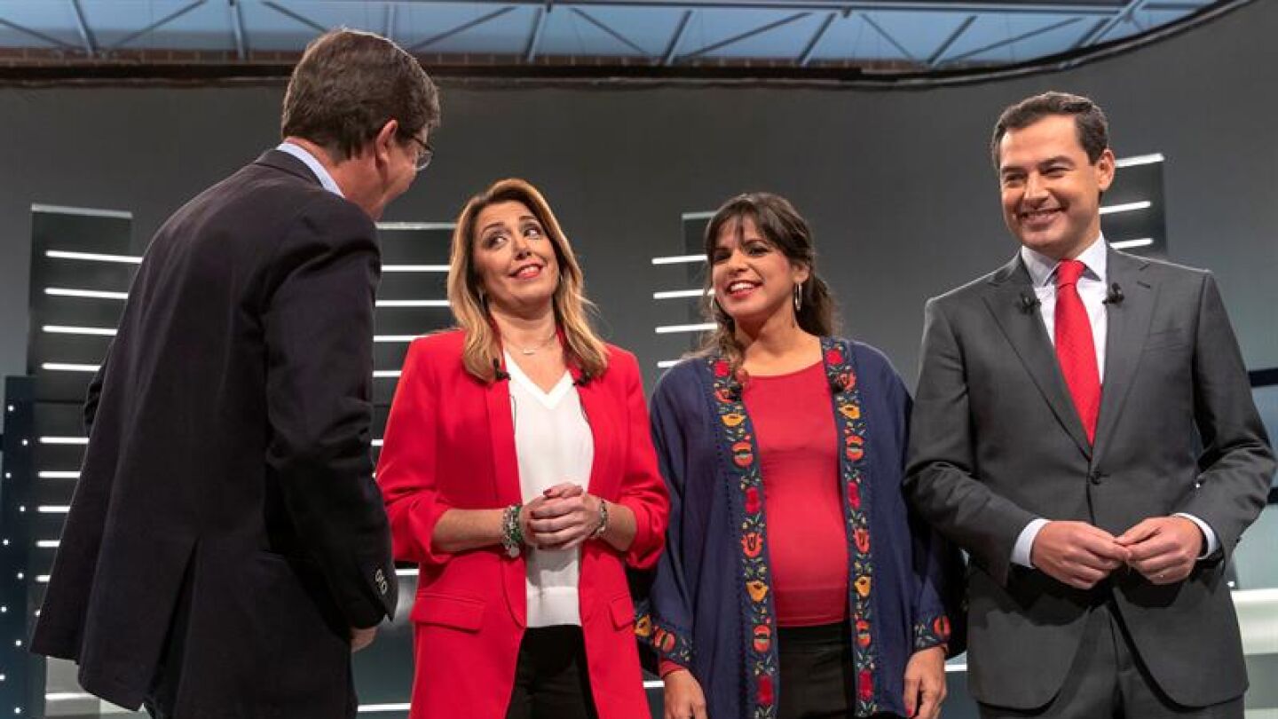 Los cuatro principales candidatos a la Presidencia de la Junta de Andaluc&iacute;a