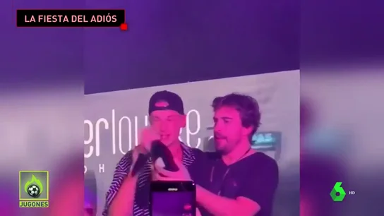 La espectacular fiesta para Fernando Alonso en su despedida de la Fórmula 1 La espectacular fiesta para Fernando Alonso en su despedida de la Fórmula 1