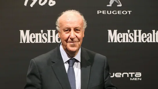 Vicente del Bosque y su nuevo look sin bigote Vicente del Bosque y su nuevo look sin bigote