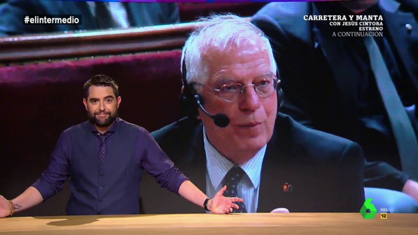 Dani Mateo alucina con las declaraciones de Borrell: "Decir que se mataron cuatro indios no es el comentario m&aacute;s adecuado para un ministro"
