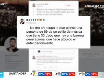 El dardo de Rayden a Joaquín Sabina después de criticar el rap El dardo de Rayden a Joaquín Sabina después de criticar el rap