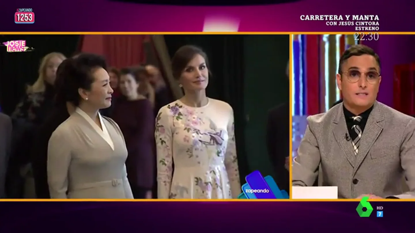 Josie habla del vestido de la reina Letizia Josie habla del vestido de la reina Letizia