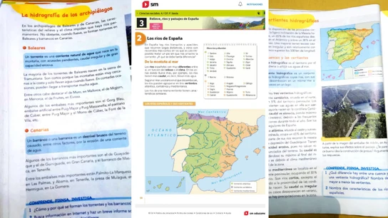 Libros de 4º y 6º de Primaria de dos editoriales utilizado durante este curso en Andalucía Libros de 4º y 6º de Primaria de dos editoriales utilizado durante este curso en Andalucía