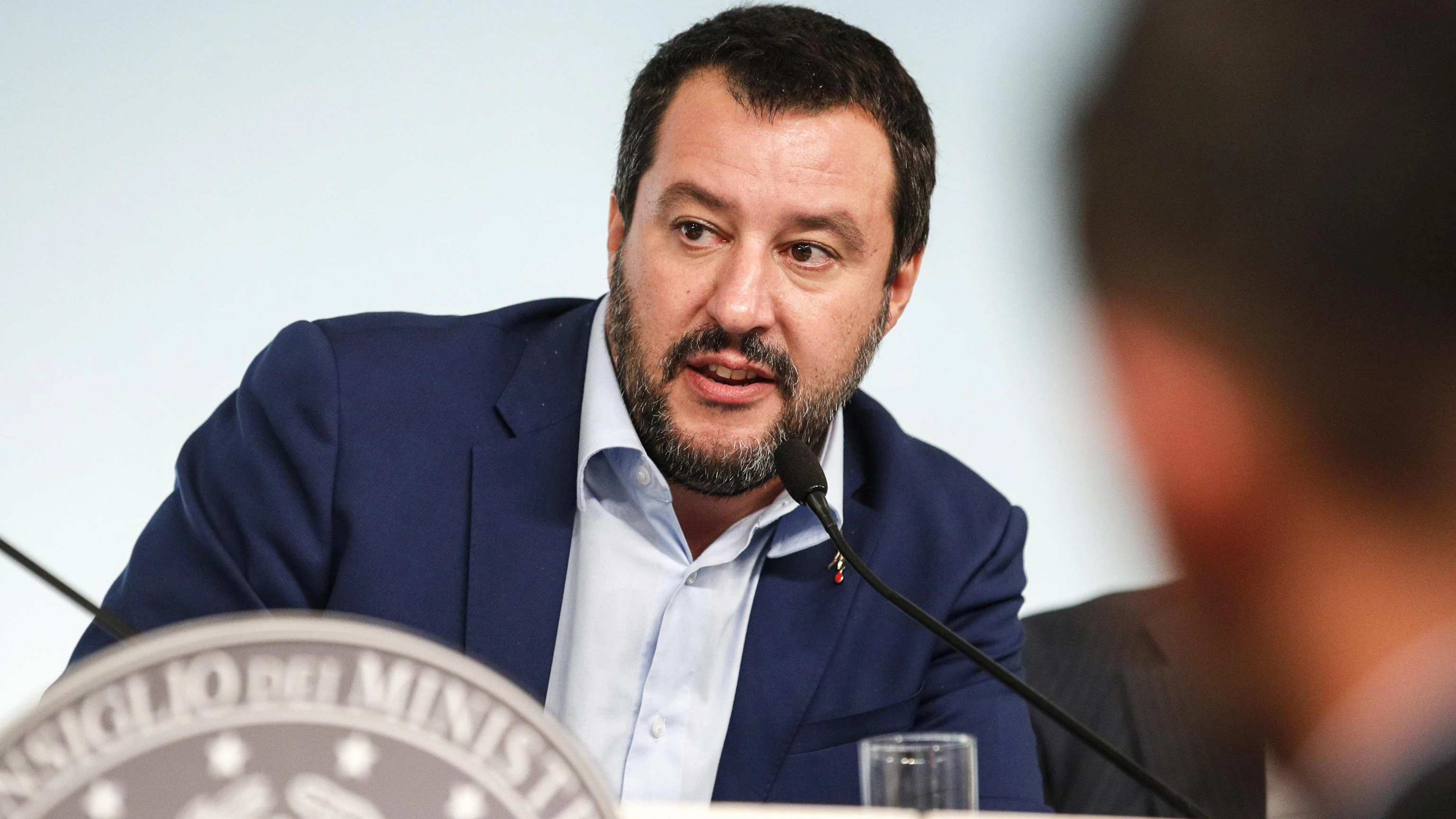 El vicepresidente del Gobierno y líder de la Liga, Matteo Salvini