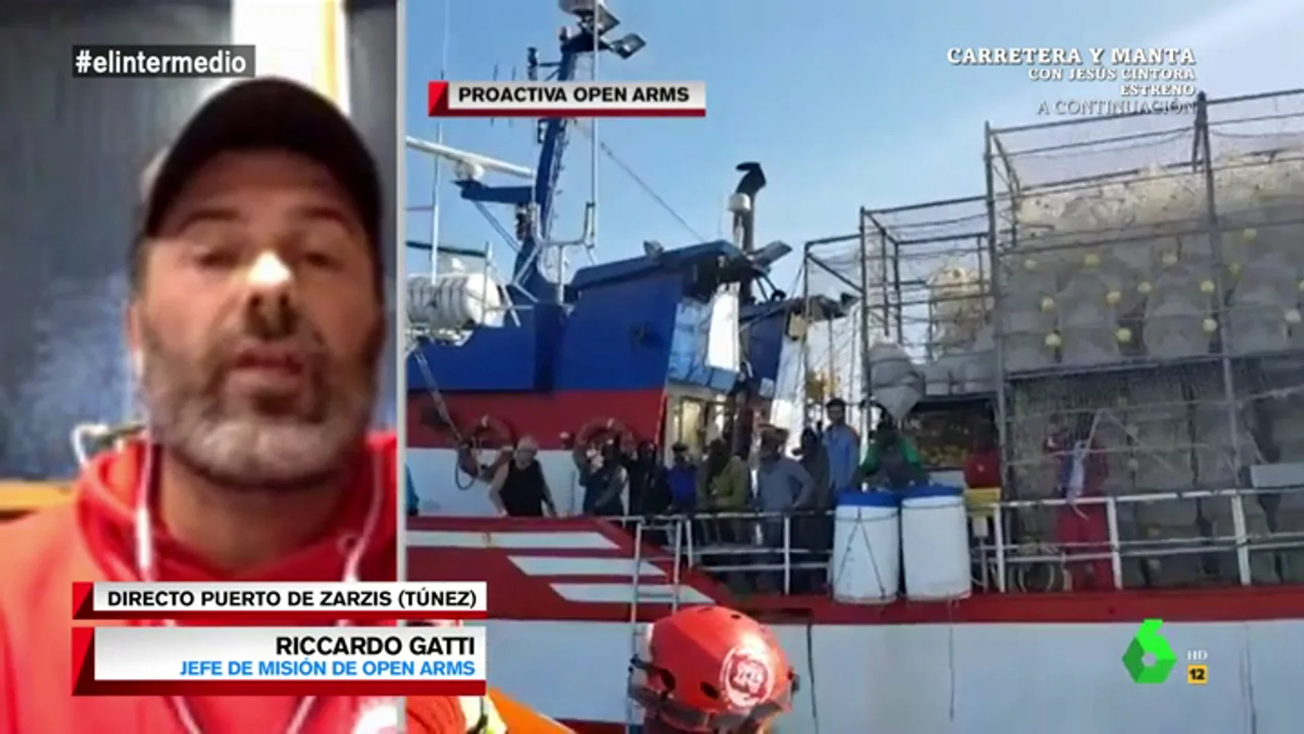 Riccardo Gatti, sobre los migrantes rescatados: "Les esperan torturas, violaciones y exclavitud. Prefieren morir que volver a Libia"