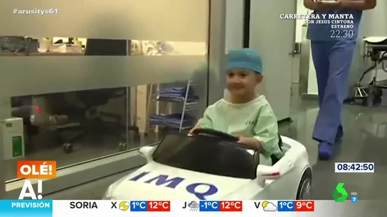 Un coche eléctrico antes de entrar a quirófano: la aplaudida iniciativa de un hospital de Bilbao para calmar los nervios de los más pequeños Un coche eléctrico antes de entrar a quirófano: la aplaudida iniciativa de un hospital de Bilbao para calmar los nervios de los más pequeños