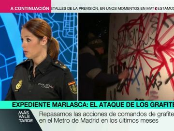 Analizamos el perfil de los grafiteros con una oficial de Policía: "La clase social va desde los parados hasta los hijos de familias adineradas" Analizamos el perfil de los grafiteros con una oficial de Policía: "La clase social va desde los parados hasta los hijos de familias adineradas"