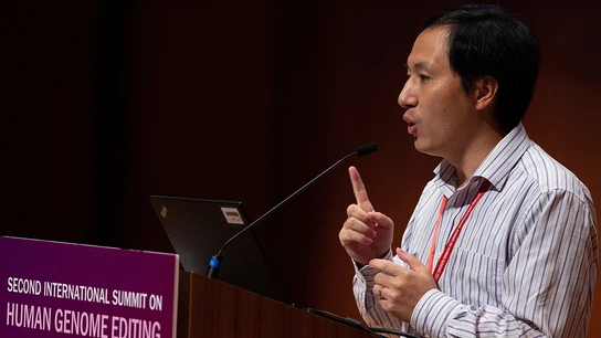 El científico chino He Jiankui El científico chino He Jiankui