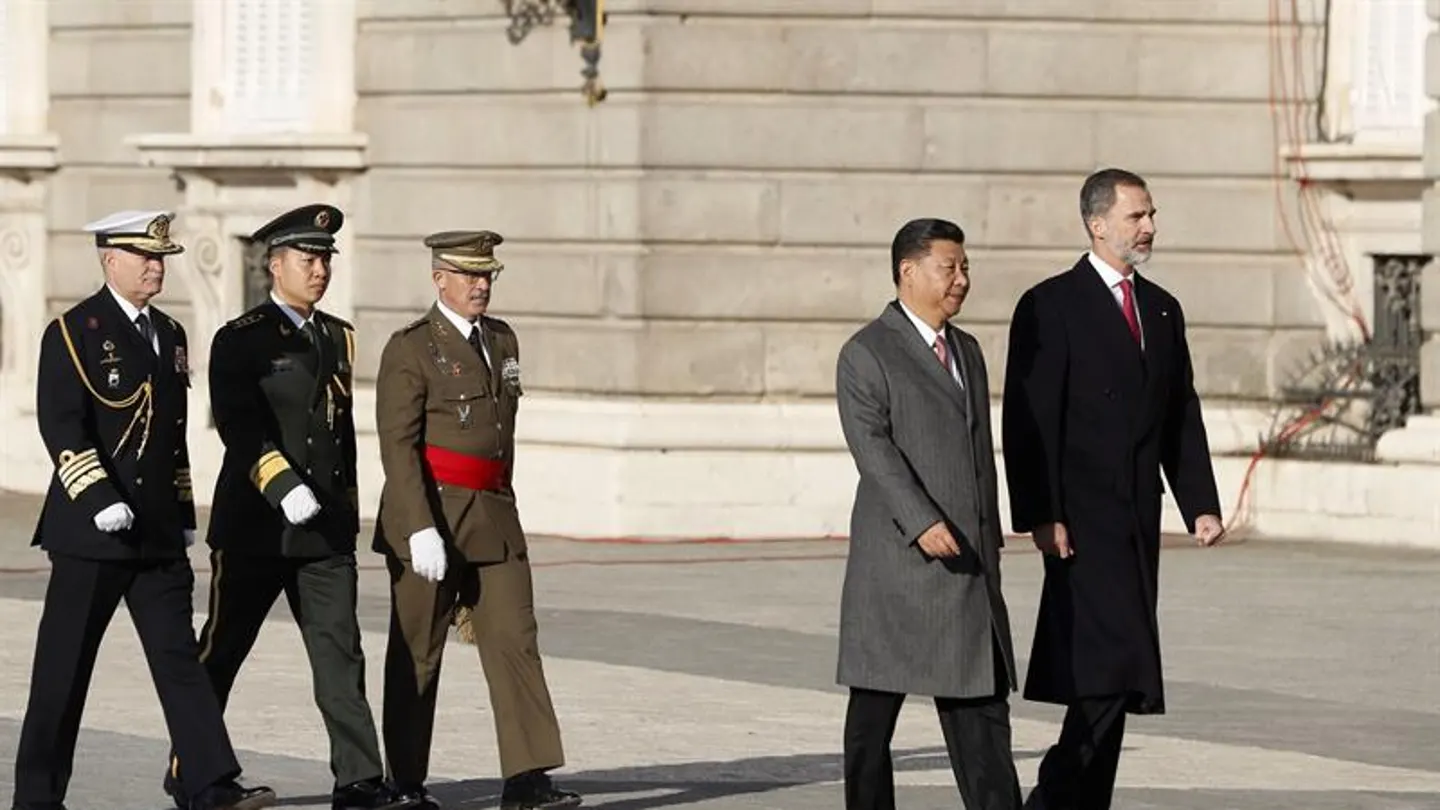 Rey Felipe VI y el presidente chino Xi Jinping Rey Felipe VI y el presidente chino Xi Jinping
