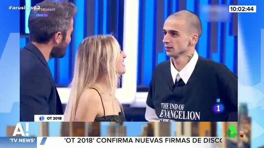 La surrealista y bochornosa visita del novio de María al plató de OT La surrealista y bochornosa visita del novio de María al plató de OT