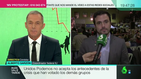 Alberto Garzón, el informe de la Comisión de la Crisis Financiera: "Rodrigo Rato vino al Congreso a chulearnos" Alberto Garzón, el informe de la Comisión de la Crisis Financiera: "Rodrigo Rato vino al Congreso a chulearnos"