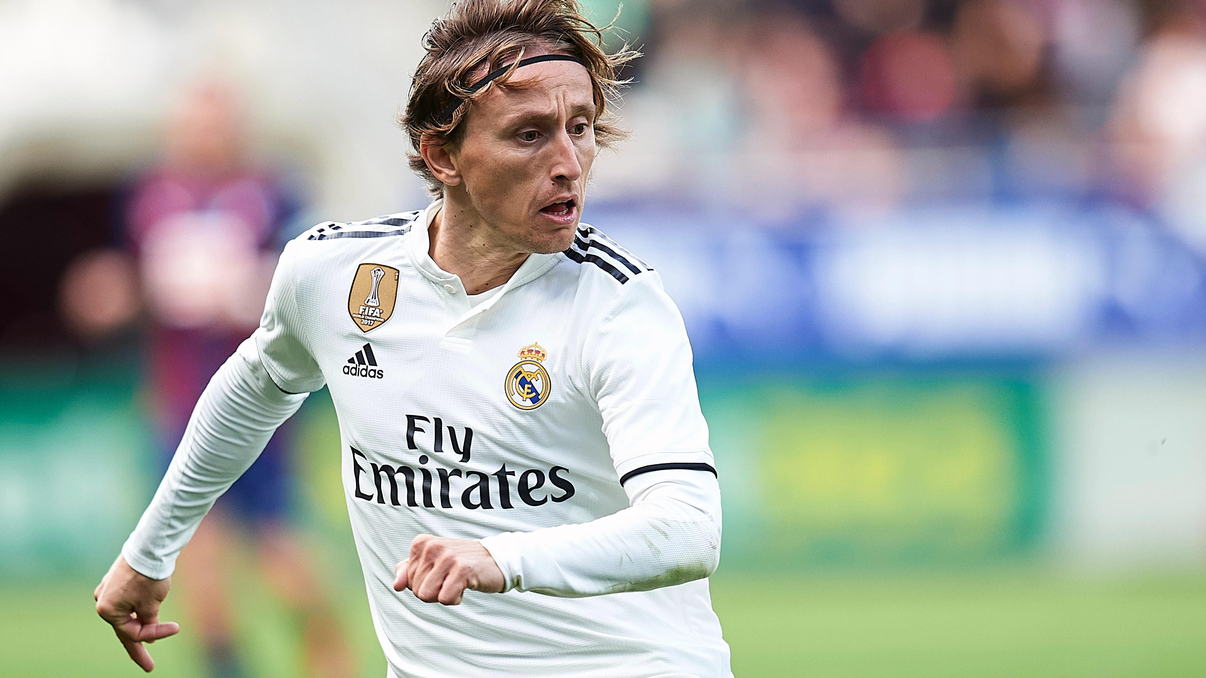 Luka Modric, en un partido con el Real Madrid