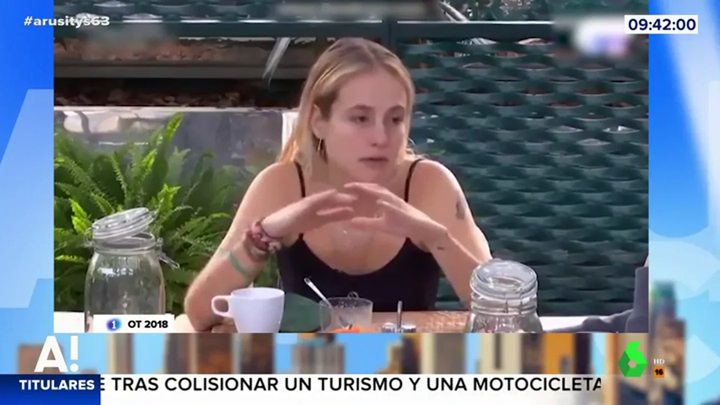 El momento en el que María de OT reconoce que la Policía confunde a su novio con un camello por "parecer un yonki" El momento en el que María de OT reconoce que la Policía confunde a su novio con un camello por "parecer un yonki"