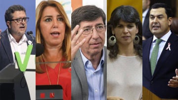 Elecciones Andalucía 2018: candidatos de los principales partidos