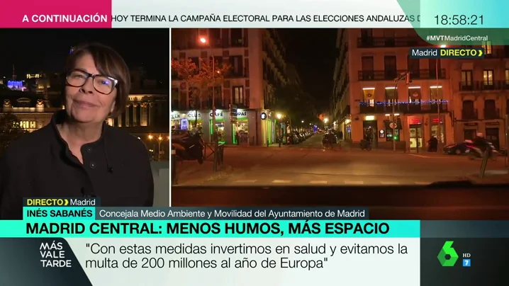 Inés Sabanés en Más Vale Tarde Inés Sabanés en Más Vale Tarde