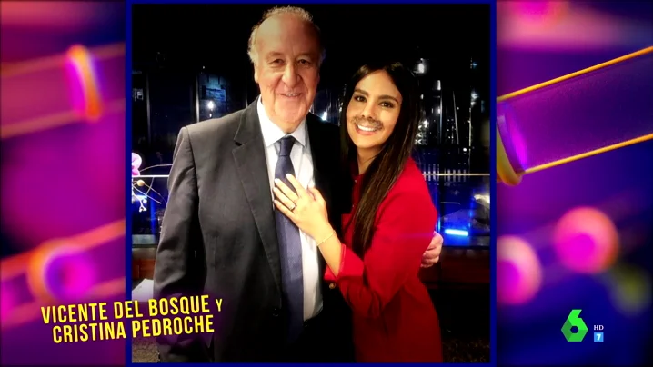 Cristina Pedroche y Vicente del Bosque