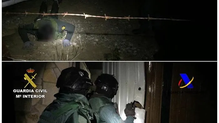 Operación de la Guardia Civil contra el tráfico de drogas