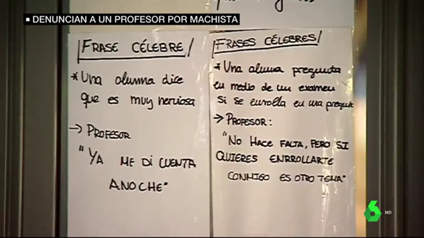 Comentarios machistas de un profesor de la Universidad de Valencia Comentarios machistas de un profesor de la Universidad de Valencia