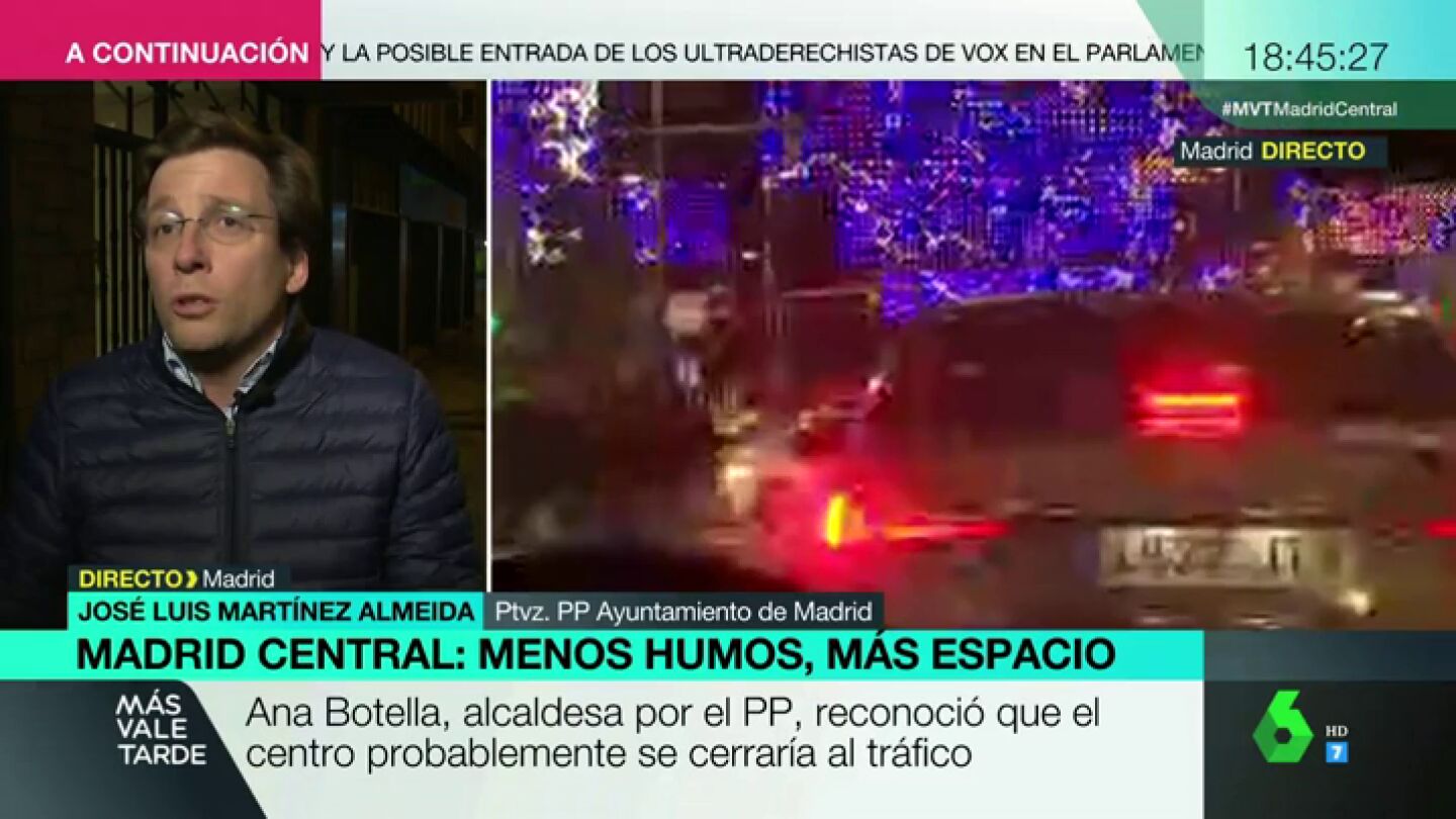Mart&iacute;nez-Almeida en M&aacute;s Vale Tarde